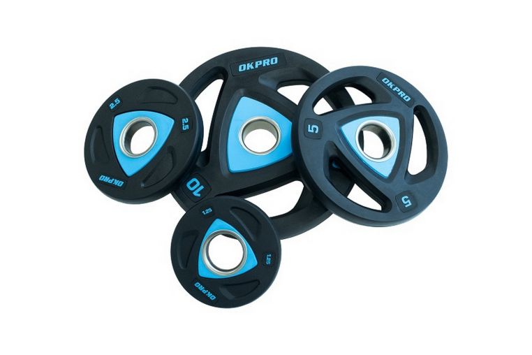 Диск олимпийский полиуретановый 10 кг OKPRO OK2037-1000 фото 1