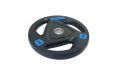 Диск олимпийский обрезиненный (Fitnessport), черный 20кг. фото 1