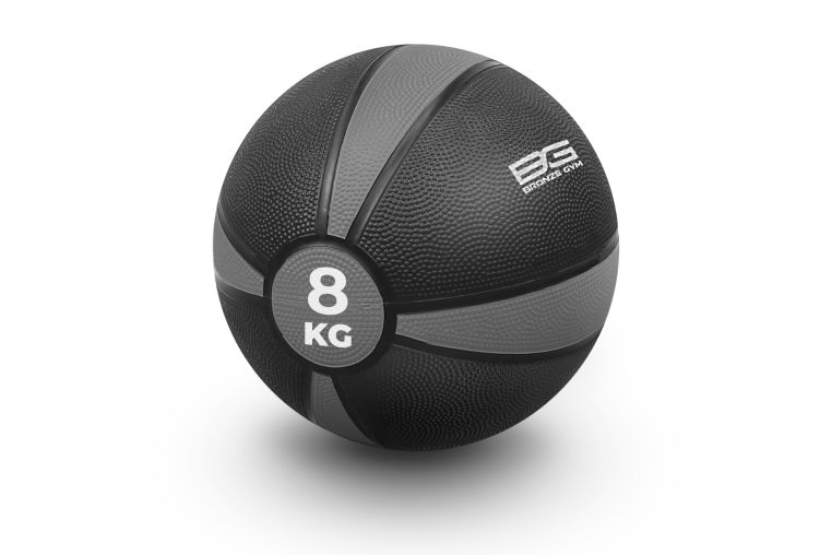 Медбол резиновый BRONZE GYM, 8 кг. 