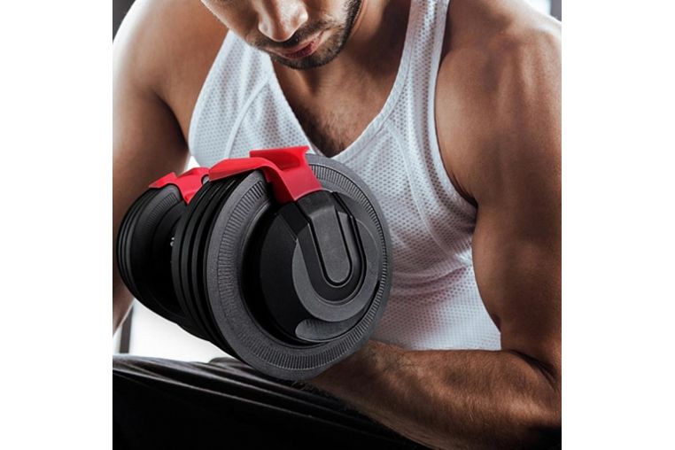 Наборная гантель Adjustable Dumbbell 3-24 кг Live Pro RUMF7070 фото 1