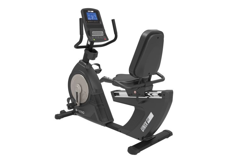 Горизонтальный велотренажер UnixFit B-1250 PRO RBB1250LCD7 