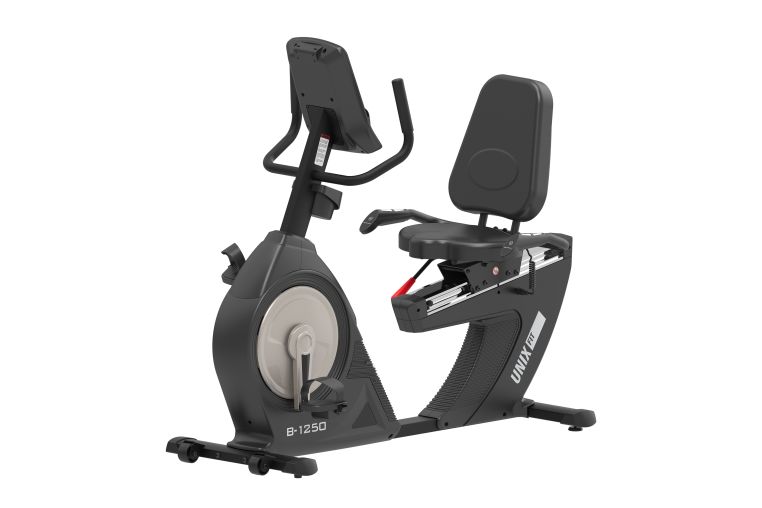 Горизонтальный велотренажер UnixFit B-1250 PRO RBB1250LCD7 фото 1