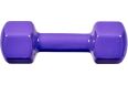 Набор гантелей обрезиненных 2x4 кг Bradex SF 1018 фиолетовый фото 3