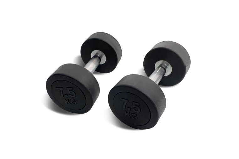 Гантель круглая обрезиненная 7,5кг UnixFit PRO DBRND7_5PBK 