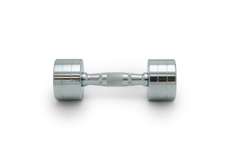 Гантель круглая хромированная 6кг UnixFit PRO DBRND6PCE фото 2