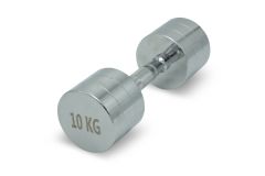 Гантель круглая хромированная 10кг UnixFit PRO DBRND10PCE