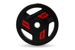 Диск обрезиненный c хватом 25кг, 51 мм UnixFit PRO DG25RUBPRD