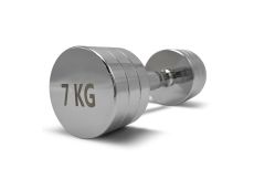 Гантель круглая хромированная 7кг UnixFit PRO DBRND7PCE