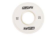 Диск обрезиненный цветной d51мм, 0,5 кг Profi-Fit