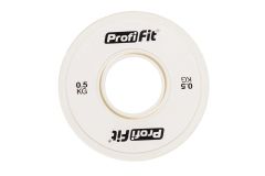 Диск обрезиненный цветной d51мм, 0,5 кг Profi-Fit