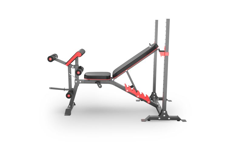 Скамья силовая со стойками UnixFit BENCH 130DD BSBNRK130DD фото 6