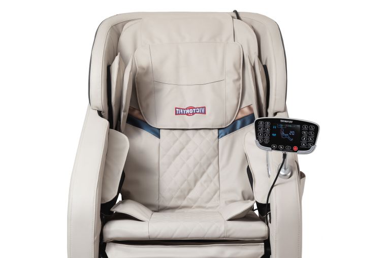 Домашнее массажное кресло VictoryFit VF-M68 (бежевый) фото 7