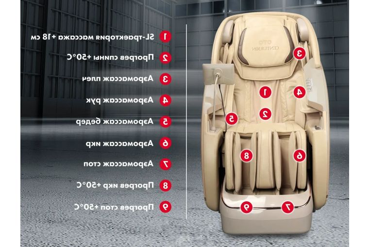 Массажное кресло OTO CENTURION PRO ZEN CN-01 Бежевый фото 4