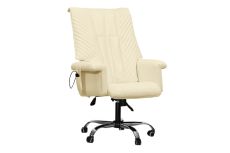 Офисное массажное кресло EGO President EG1005 крем (Арпатек)