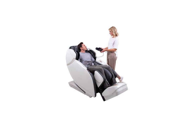 Домашнее массажное кресло Casada SkyLiner 2 белое фото 4