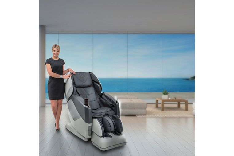 Домашнее массажное кресло Casada Aura White Gray фото 11