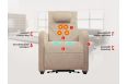 Реклайнер Fujimo LIFT CHAIR F3005 FLFL с подъемом Ваниль фото 1