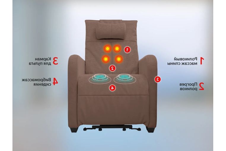 Реклайнер Fujimo LIFT CHAIR F3005 FLFL с подъемом Терра фото 1