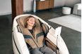 Домашнее массажное кресло Casada Skyliner 3 бежевое фото 4