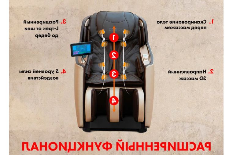 Массажное кресло Fujimo KENKO F623 Business Edition Эспрессо фото 2