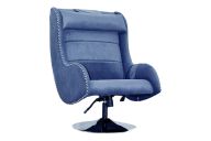 Офисное массажное кресло EGO Max Comfort EG3003 Galaxy Blue (микрошенилл)