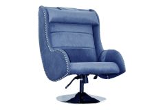 Офисное массажное кресло EGO Max Comfort EG3003 Galaxy Blue (микрошенилл)