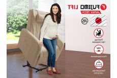 Реклайнер Fujimo LIFT CHAIR F3005 FLWK с подъемом Ваниль