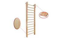 Стенка гимнастическая 2800х1000 с турником (щит.сосна) Dinamika ZSO-002546