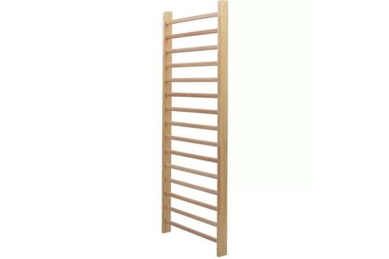 Шведская стенка деревянная перекладины фанблок 80x180 см Spektr Sport 