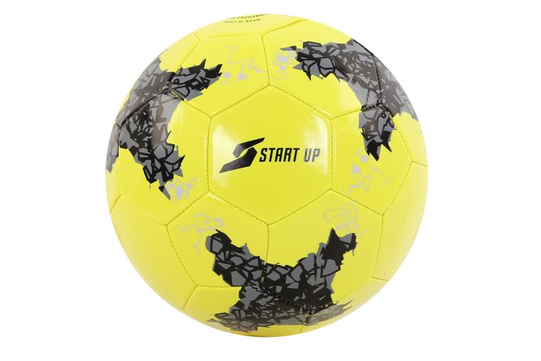 Мяч футбольный для отдыха Start Up E5125 р.5 желтый фото 1
