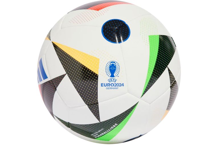 Мяч футбольный Adidas Euro24 Training IN9366, р.5, 12п, ТПУ, маш.сш, мультиколор 