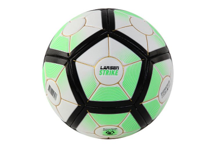 Мяч футбольный Larsen Strike Green FB5012 р.5 фото 1