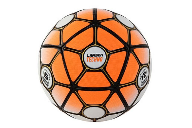 Мяч футбольный Larsen Techno Orange р.5 фото 1