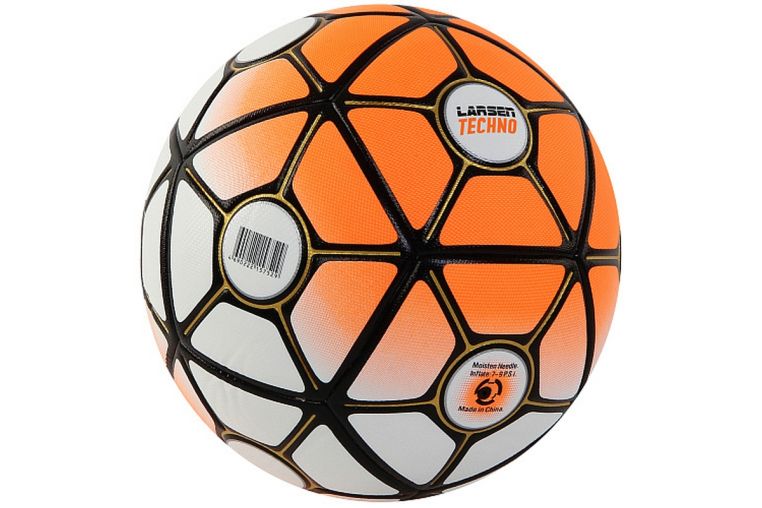 Мяч футбольный Larsen Techno Orange р.5 фото 2
