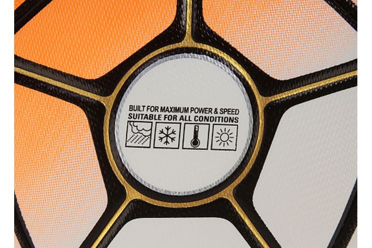 Мяч футбольный Larsen Techno Orange р.5 фото 3