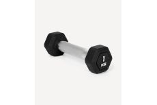 Гантель гексагональная 1кг, обрезиненная Star Fit DB-301PRO черный