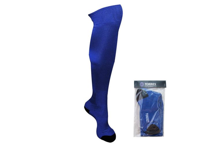 Гетры футбольные Torres Sport Team FS1108S-06, размер S (31-34) васильковые 