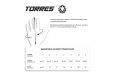 Перчатки вратарские Torres Junior Super (Max) FG0523707 черно-красный фото 3