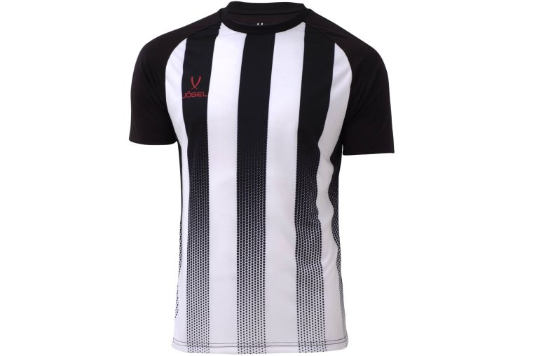 Футболка игровая Jogel Camp Striped Jersey, белый/черный 
