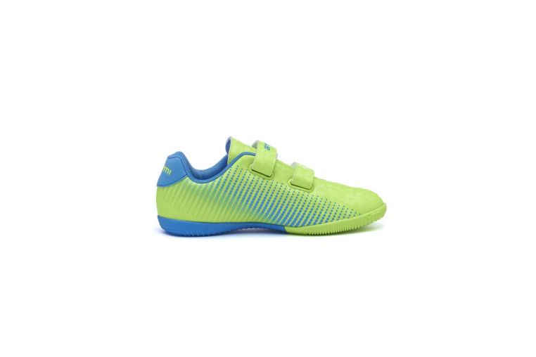 Бутсы футбольные Atemi INDOOR KIDS SBA-006 ярко-салатовый\синий фото 7