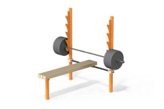 Скамья для жима от груди уличная Воркаут Spektr Sport SP WRK-83_108mm