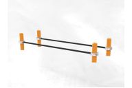 Брусья уличные низкие Воркаут Spektr Sport SP WRK-26_76mm