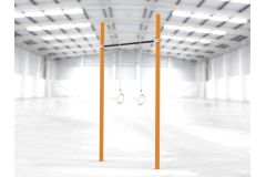 Турник классический для занятий Воркаут с кольцами Spektr Sport SP WRK-07 + Rings_89mm