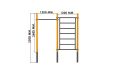 Комплекс для занятий Воркаут Spektr Sport SP WRK-86_76mm фото 1