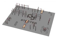 Проект Stecter Районная площадка для Воркаут 3-6 5088