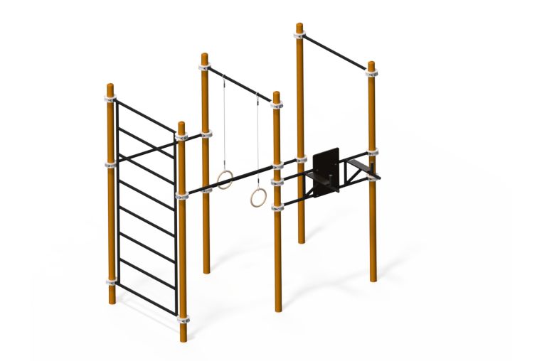 Комплекс для занятий Воркаут Spektr Sport SP WRK-57_76mm 