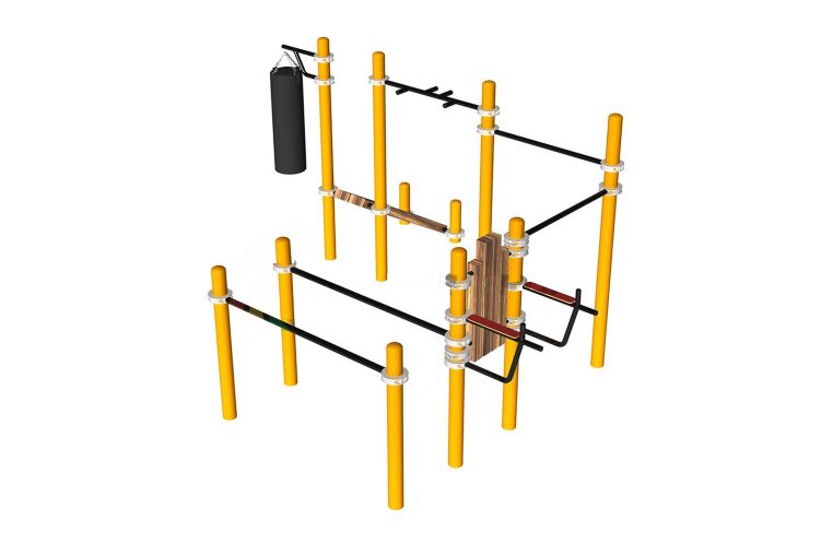 Комплекс для занятий Воркаут Spektr Sport SP WRK-105_76mm фото 4