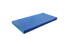 Мат гимнастический 100x200x10xсм сине-голубой