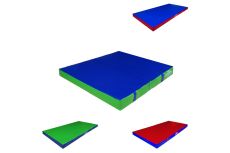 Мат гимнастический 100x100x10см винилискожа складной в 2 сложения (ппу) Dinamika ZSO-001264