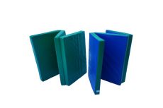 Мат складной 200x100x10см из 3-х частей, тентовый ФСИ 4894
